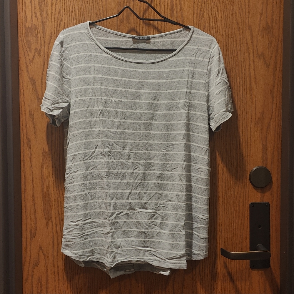 Pink Clover Daisee Button Back Detail Knit Tee